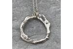 Recycled silver necklace 4